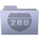 Route Folder Lavender icon